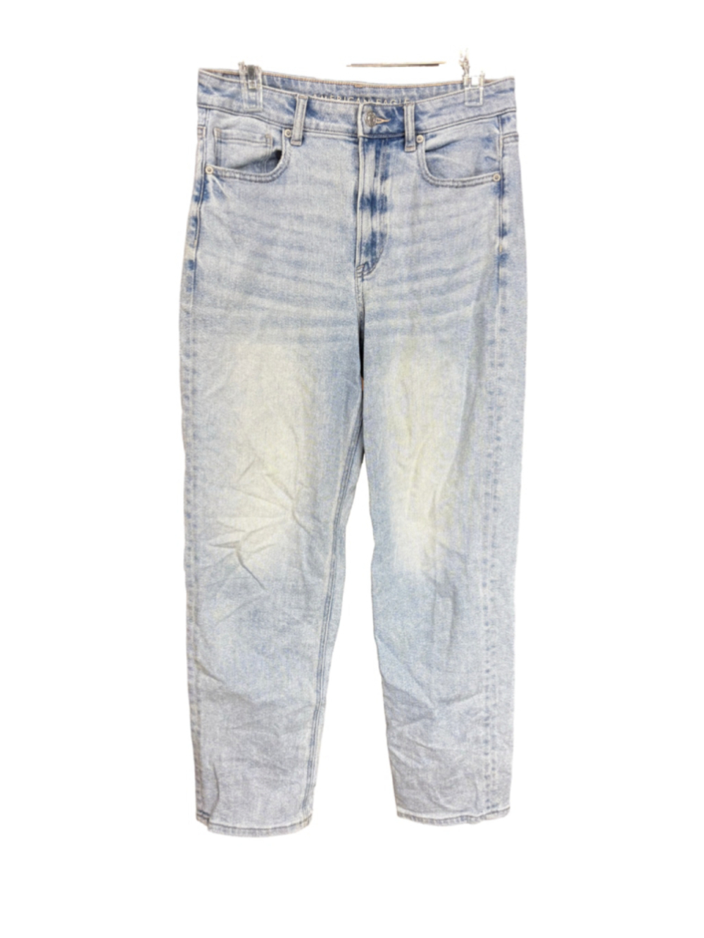 Women's American Eagle Straight Leg Jeans Size 8 Light Wash Blue